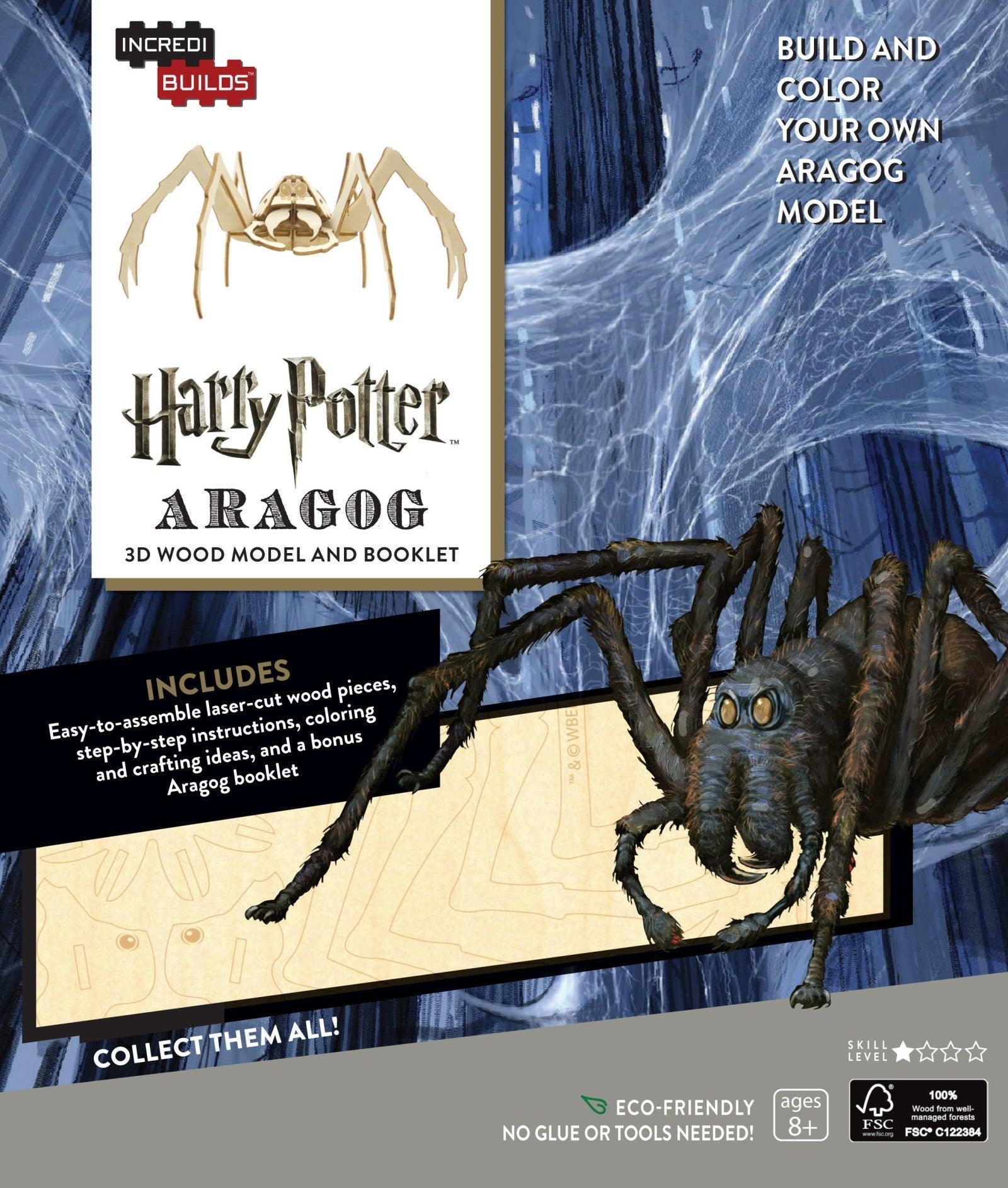 VR-42859 Incredibuilds Harry Potter Aragog 3D Wood Model and Booklet - Insight Editions - Titan Pop Culture