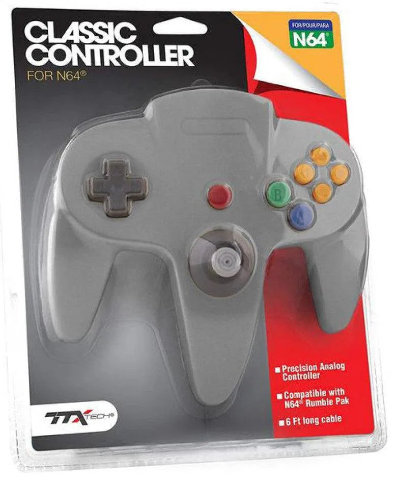 VR-4306 N64 Controller Replica Grey - VR Distribution - Titan Pop Culture