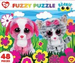 VR-45021 Beanie Boo Garden Buddies Fuzzy Puzzle 48pc - Masterpieces - Titan Pop Culture