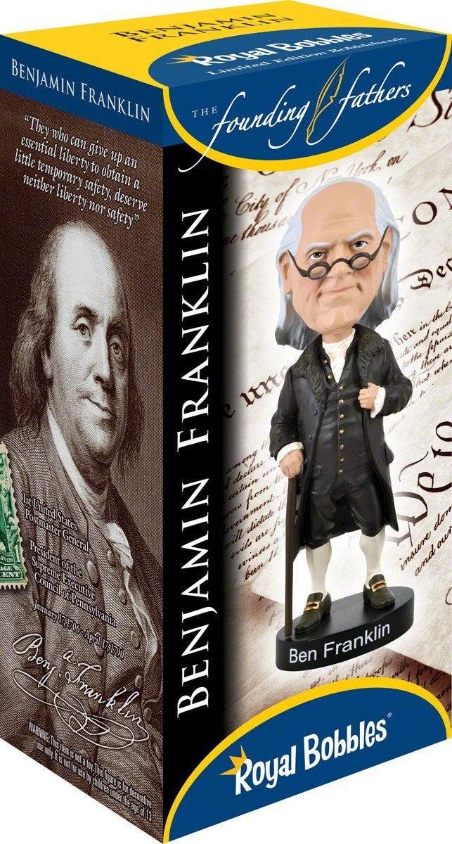 VR-48559 Bobblehead Ben Franklin Version 2 - Royal Bobbles - Titan Pop Culture