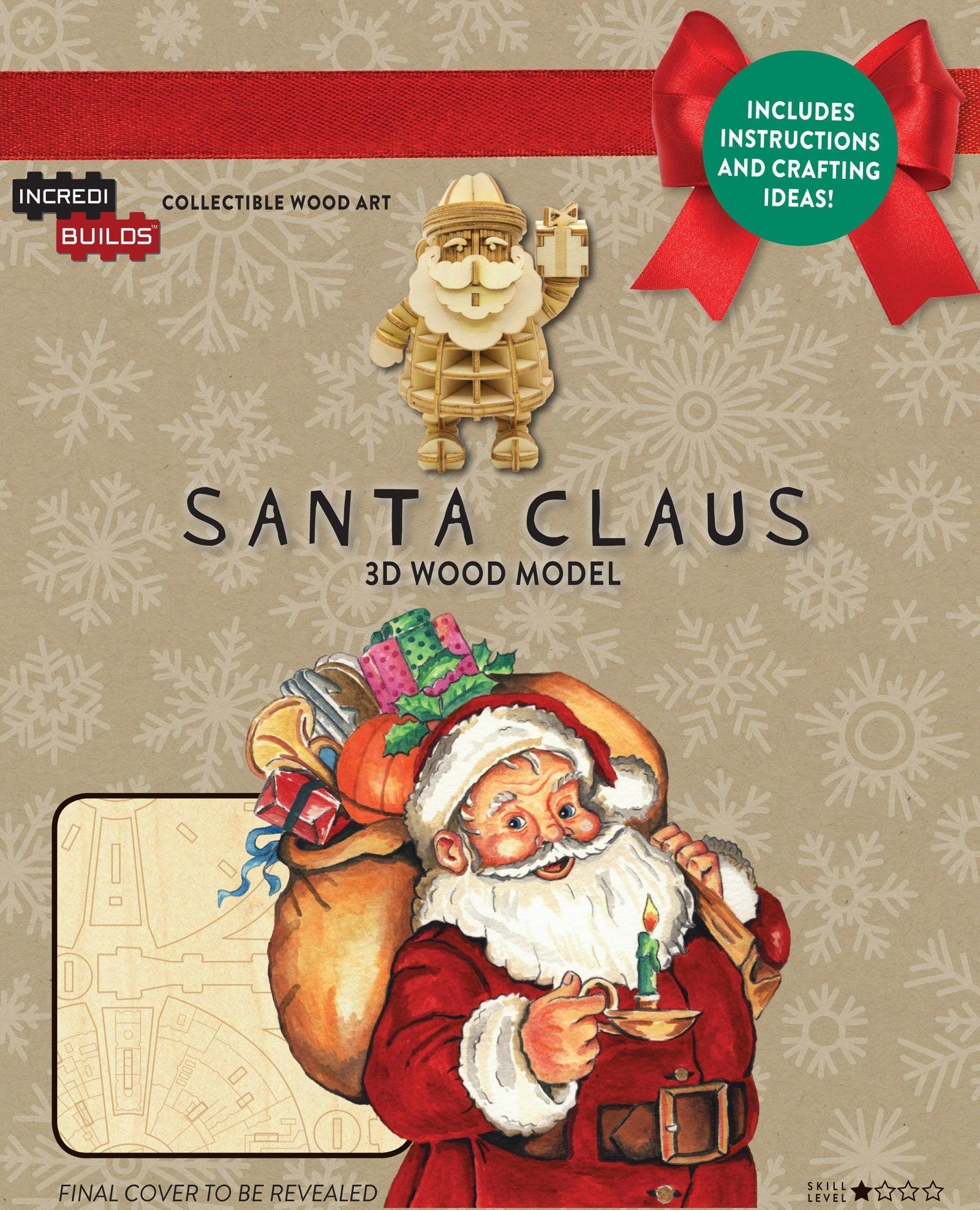 VR-49764 Incredibuilds Christmas Holiday Collection Santa Claus - Insight Editions - Titan Pop Culture