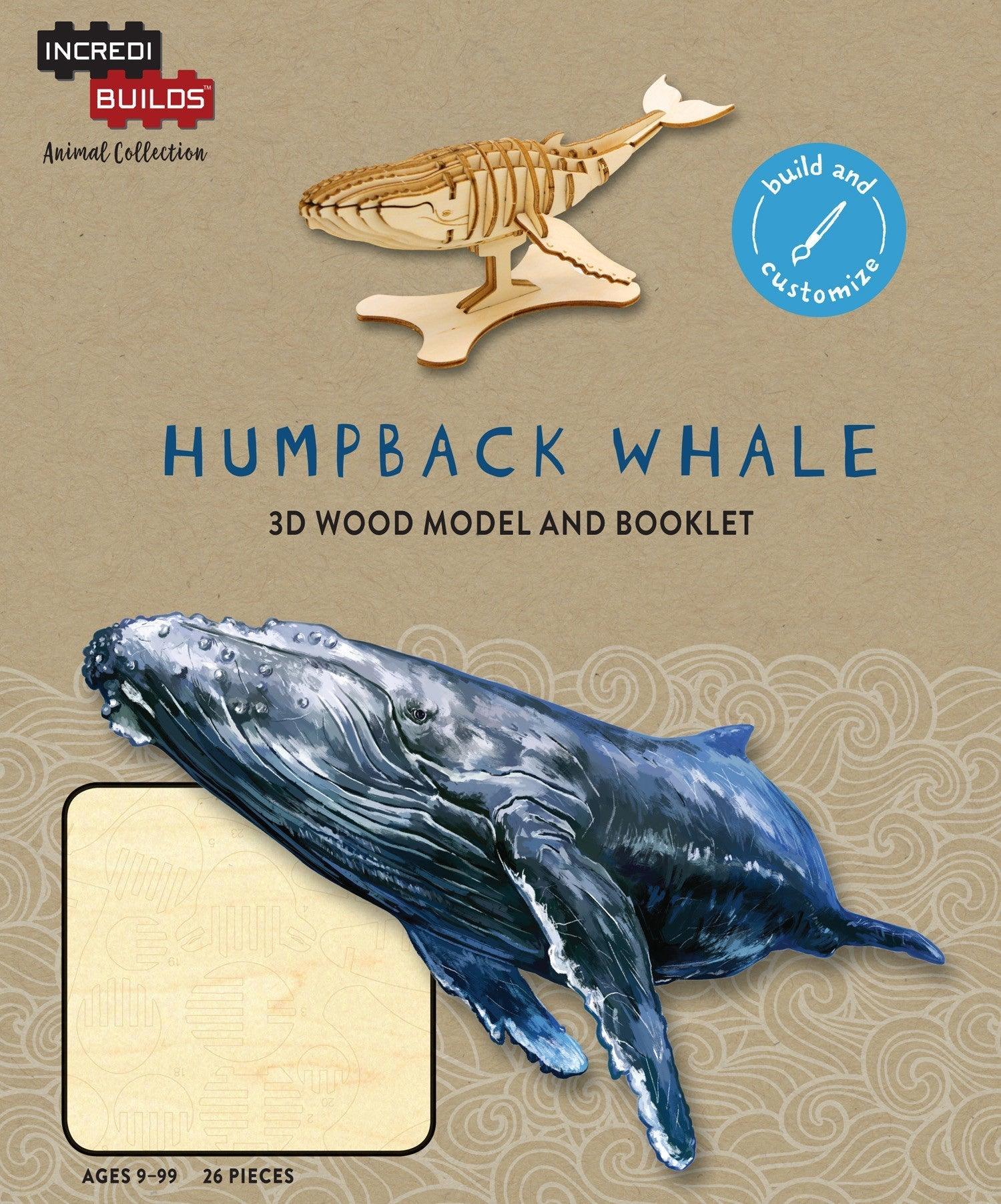 VR-49767 Incredibuilds Animal Collection Humpback Whale - Insight Editions - Titan Pop Culture