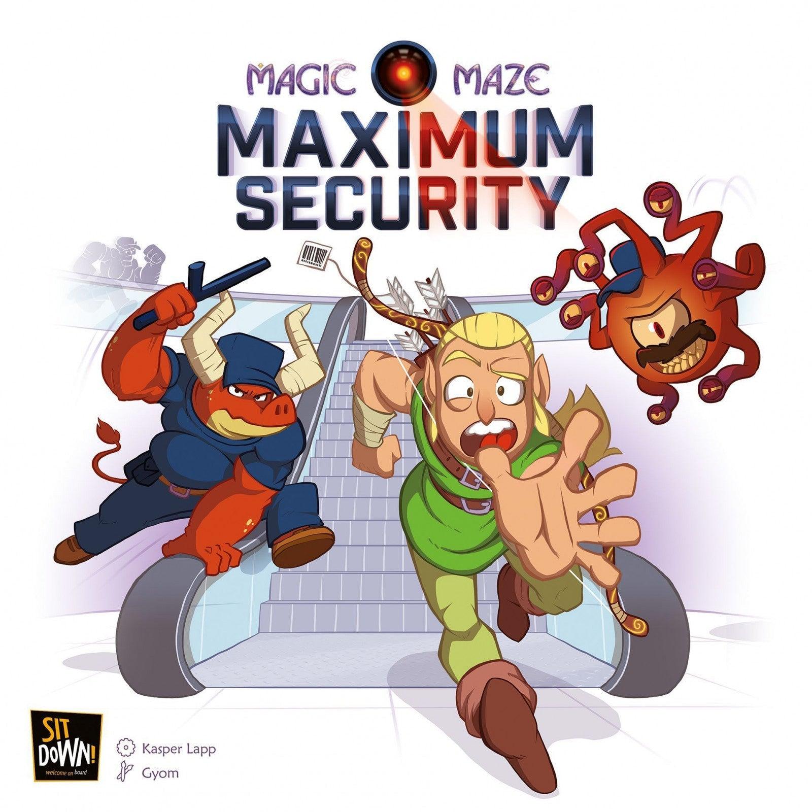 VR-49800 Magic Maze Maximum Security (expansion) - Sit Down - Titan Pop Culture