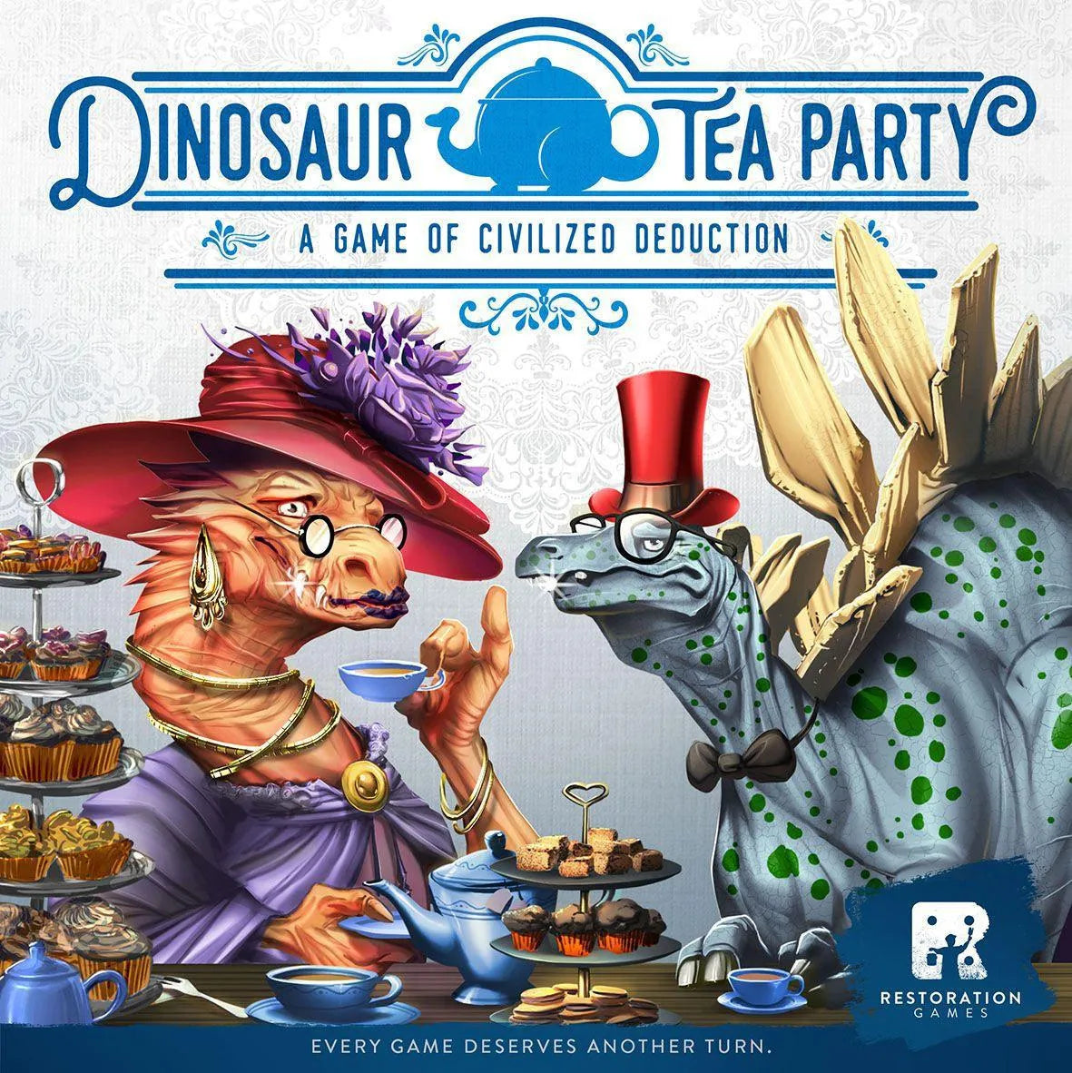 VR-56605 Dinosaur Tea Party - Restoration Games - Titan Pop Culture