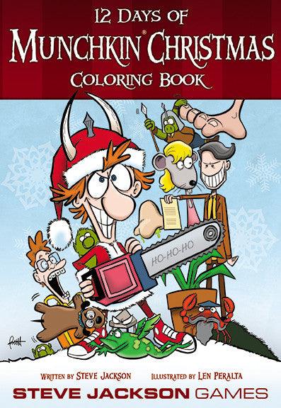 VR-60259 12 Days of Munchkin Christmas Coloring Book - Steve Jackson Games - Titan Pop Culture