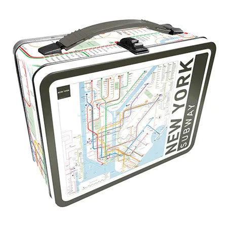 Tin Carry All Fun Lunch Box New York Subway