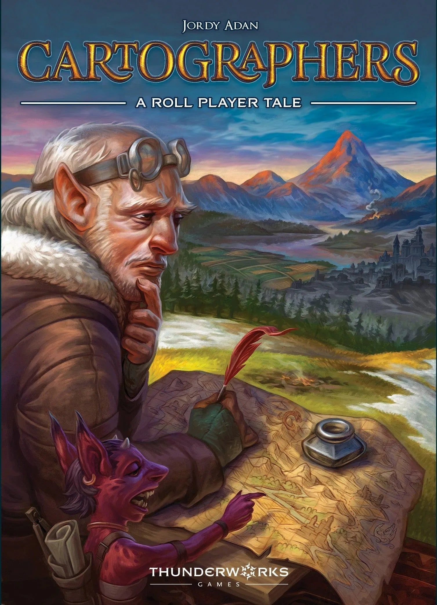 VR-66187 Cartographers A Roll Player Tale - Thunderworks Games - Titan Pop Culture