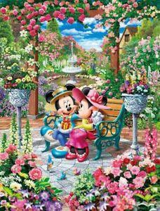 VR-66975 Tenyo Puzzle Disney Mickey & Minnie Blooming Love Royal Garden Puzzle 500 pieces - Tenyo - Titan Pop Culture