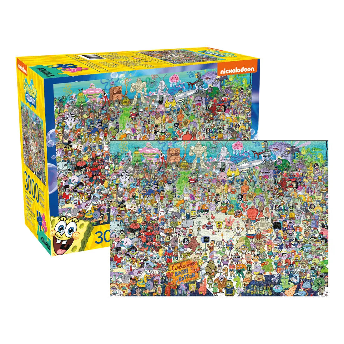 VR-68155 Aquarius Puzzle Spongebob Squarepants Puzzle 3,000 pieces - Aquarius - Titan Pop Culture