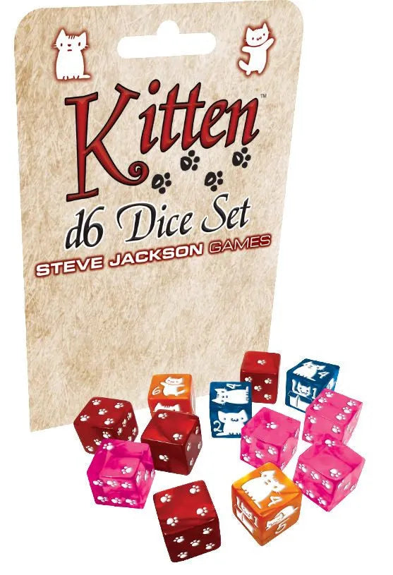 Kitten D6 Dice Set