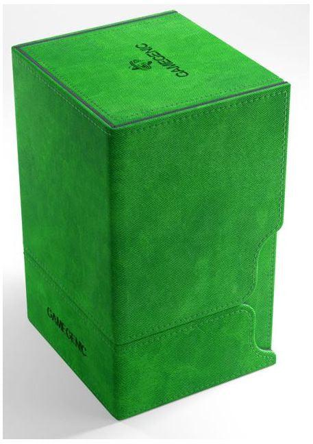 VR-78662 Gamegenic Watchtower Holds 100 Sleeves Convertible Deck Box Green - Gamegenic - Titan Pop Culture