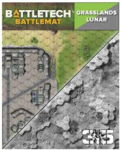VR-78881 BattleTech Battle Mat - Grasslands Lunar - Catalyst Game Labs - Titan Pop Culture