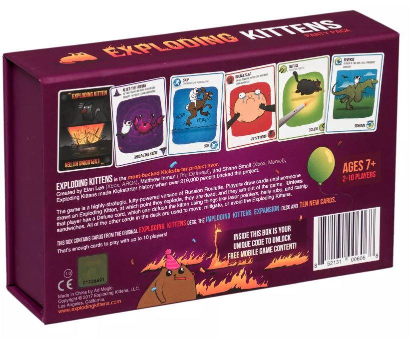 VR-79042 Exploding Kittens Party Pack - Exploding Kittens - Titan Pop Culture