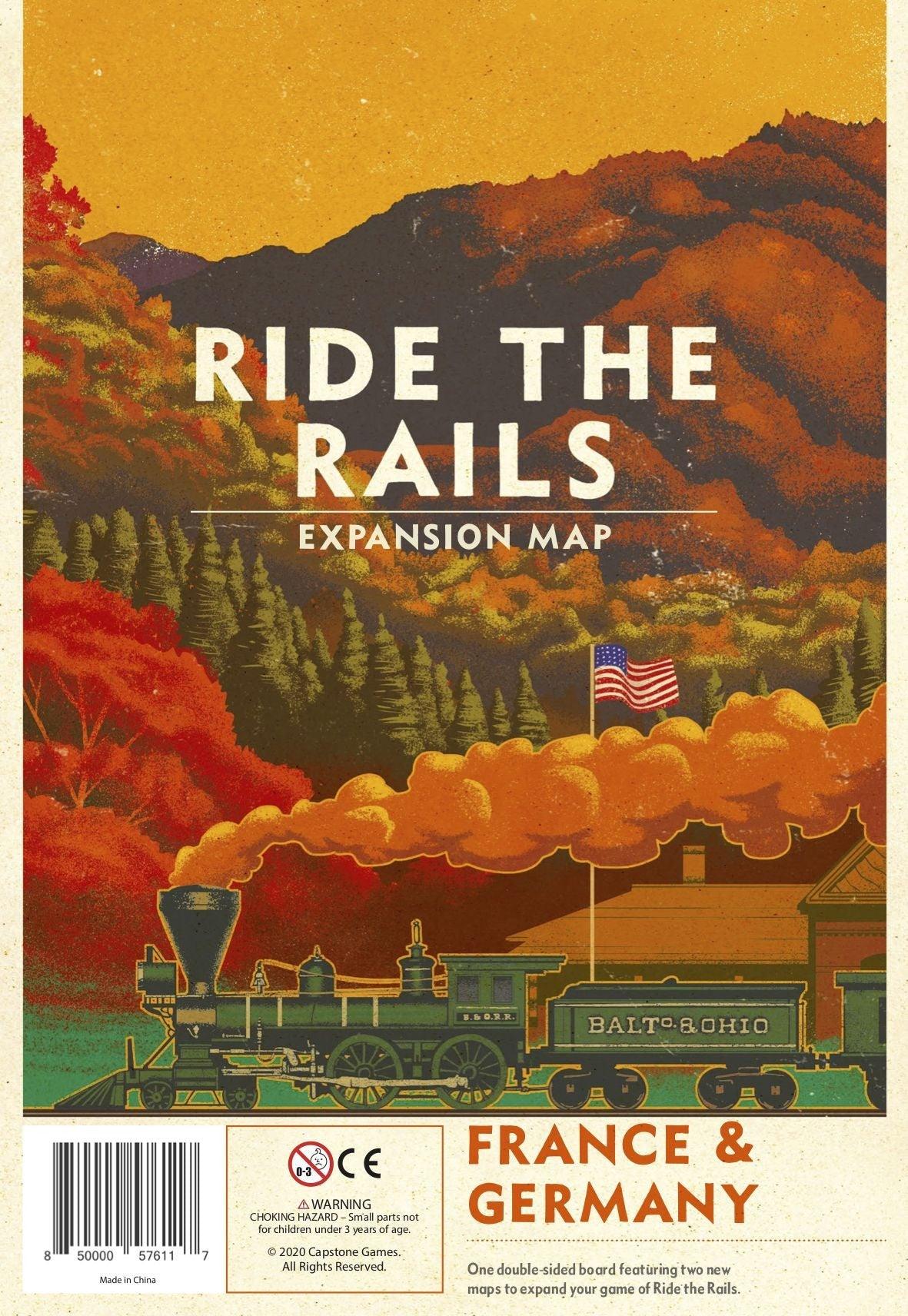 VR-79351 Ride the Rails France and Germany Map - Capstone Games - Titan Pop Culture