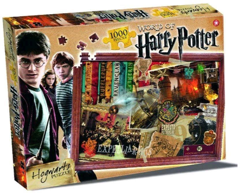 VR-81277 Harry Potter Hogwarts Puzzle 1,000 pieces - Winning Moves - Titan Pop Culture