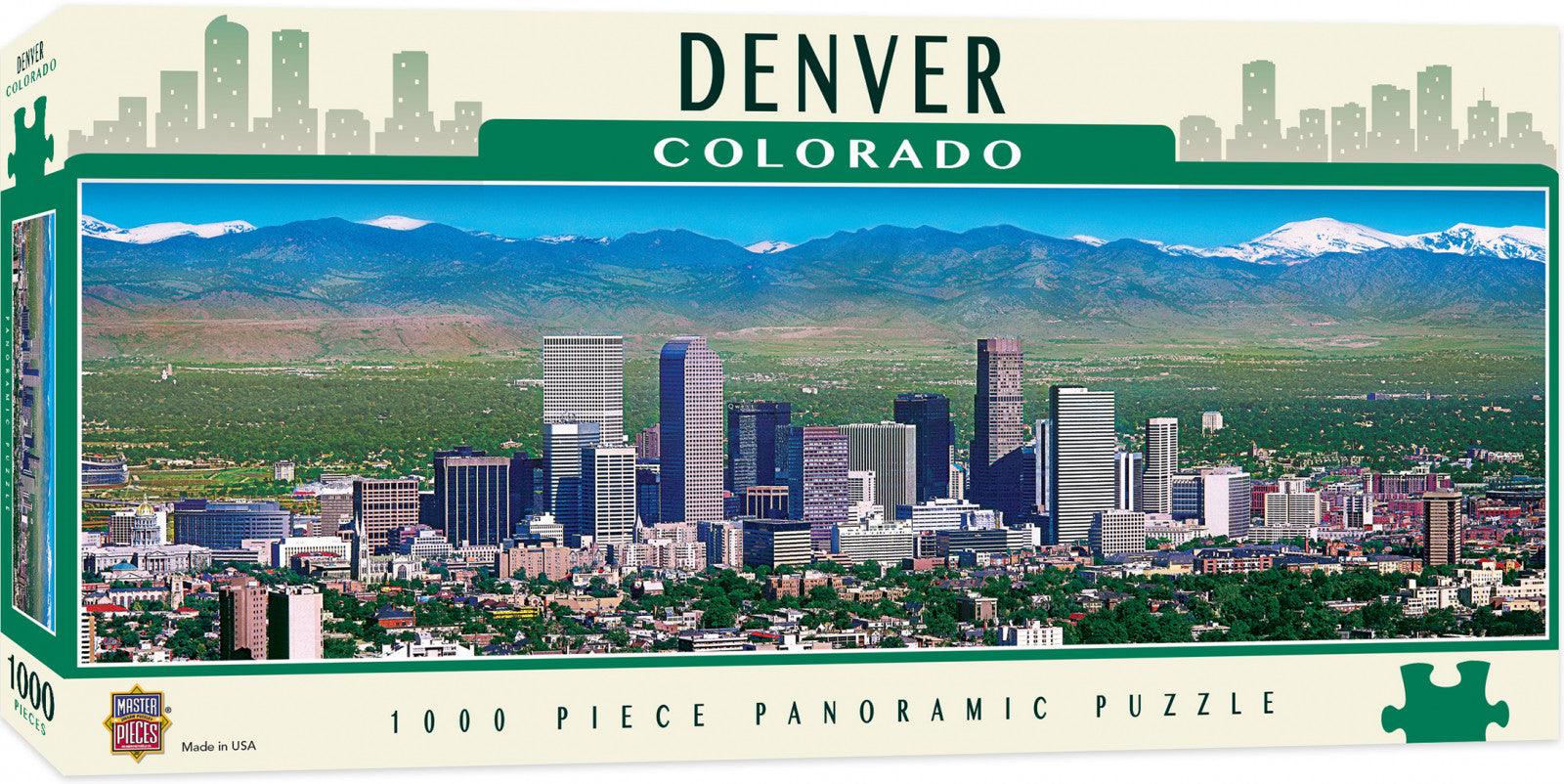 VR-81470 Masterpieces Puzzle City Colorado Panoramic Denver Puzzle 1,000 pieces - Masterpieces - Titan Pop Culture