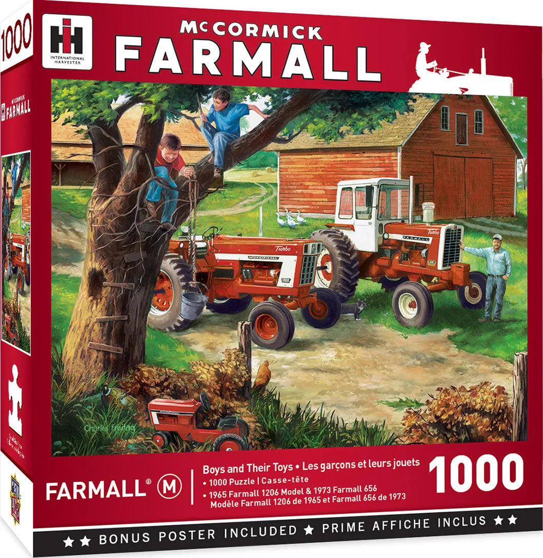 Masterpieces Puzzle Farmall Boys and Their Toys Puzzle 1