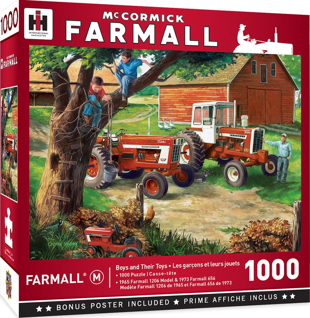 VR-81491 Masterpieces Puzzle Farmall Boys and Their Toys Puzzle 1,000 pieces - Masterpieces - Titan Pop Culture