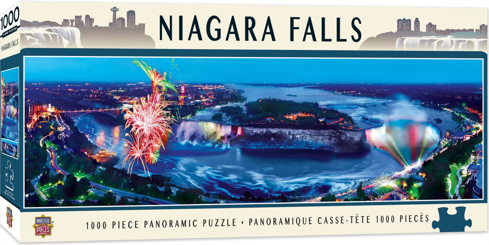 Masterpieces Puzzle City Panoramic Niagara Falls Puzzle 1