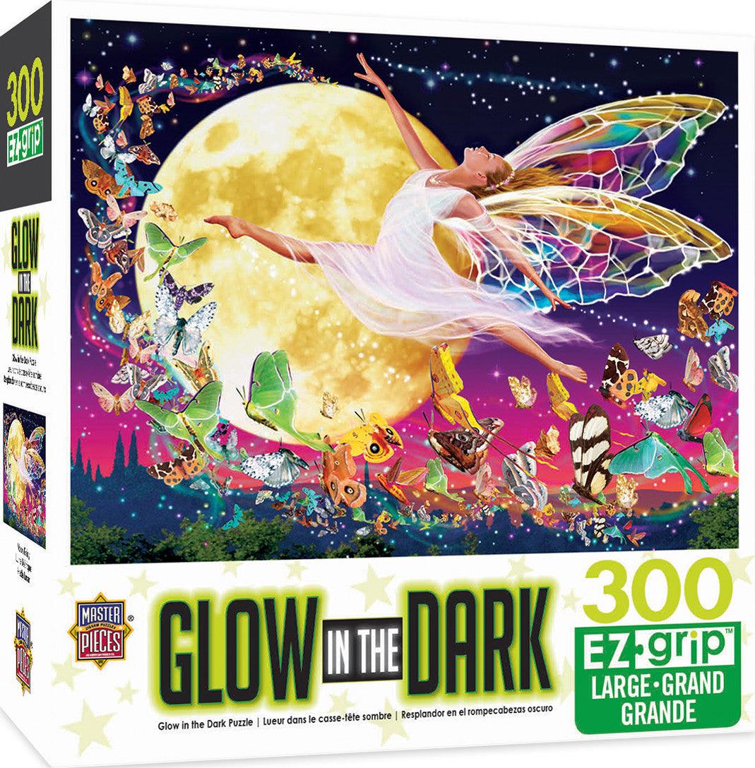 VR-81659 Masterpieces Puzzle Glow in the Dark Moon Fairy Ez Grip Puzzle 300 pieces - Masterpieces - Titan Pop Culture