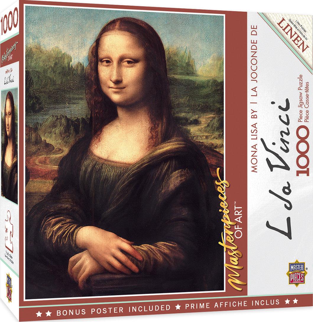 VR-81814 Masterpieces Puzzle Masterpieces of Art Mona Lisa Puzzle 1,000 pieces - Masterpieces - Titan Pop Culture