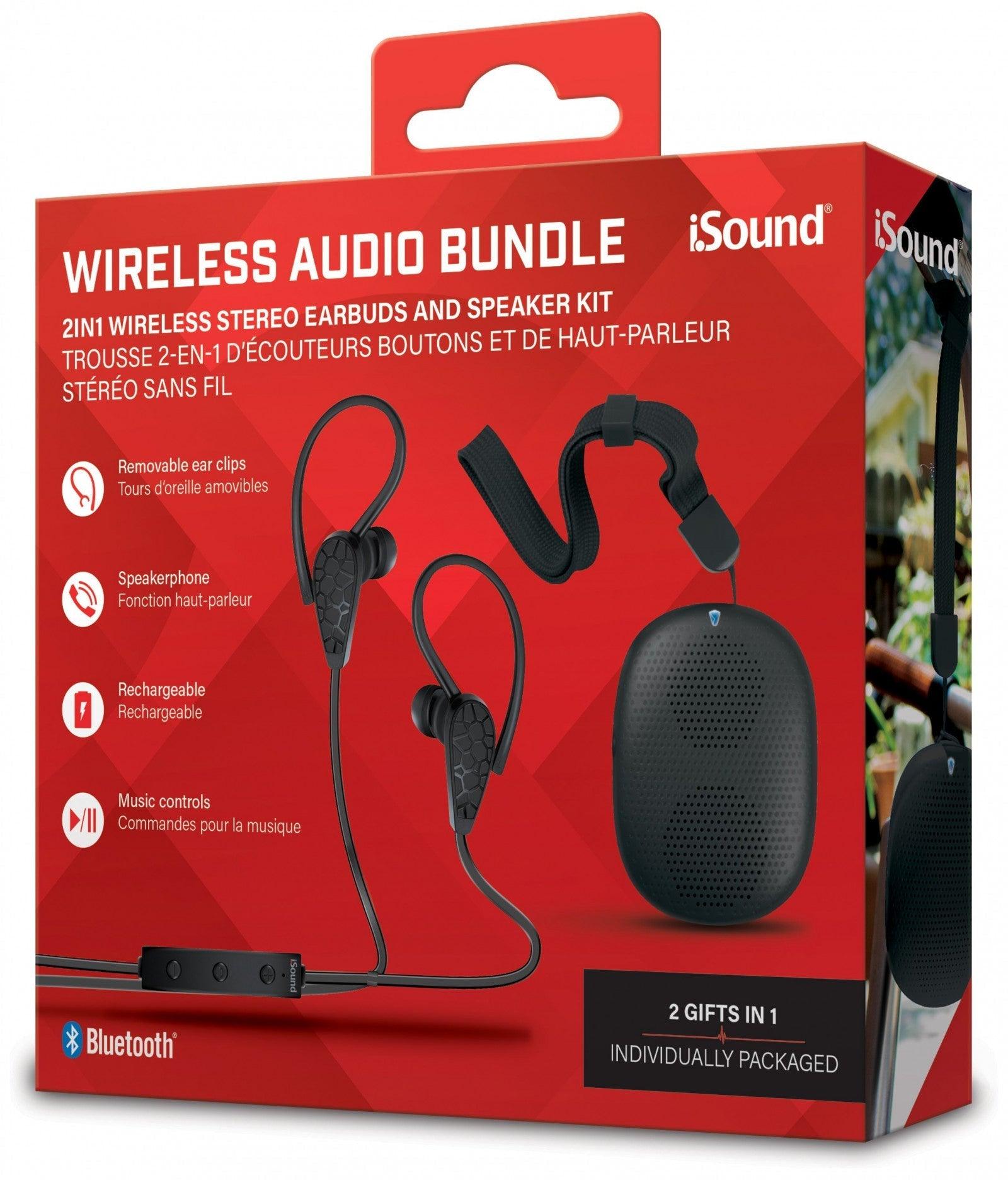VR-83791 iSound Bluetooth Wireless Audio Bundle - Black - iSOUND - Titan Pop Culture