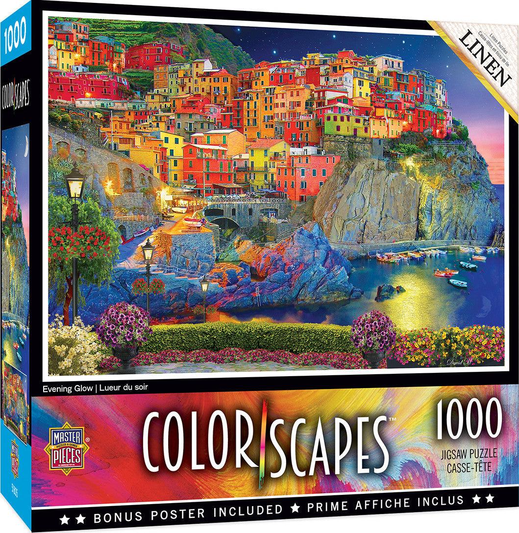 VR-83847 Masterpieces Puzzle Colorscapes Evening Glow Puzzle 1,000 pieces - Masterpieces - Titan Pop Culture