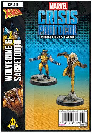 VR-83968 Marvel Crisis Protocol Wolverine and Sabretooth - Atomic Mass Games - Titan Pop Culture