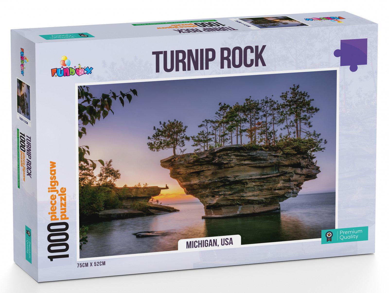VR-84494 Funbox Puzzle Turnip Rock Michigan USA Puzzle 1,000 pieces - Funbox - Titan Pop Culture