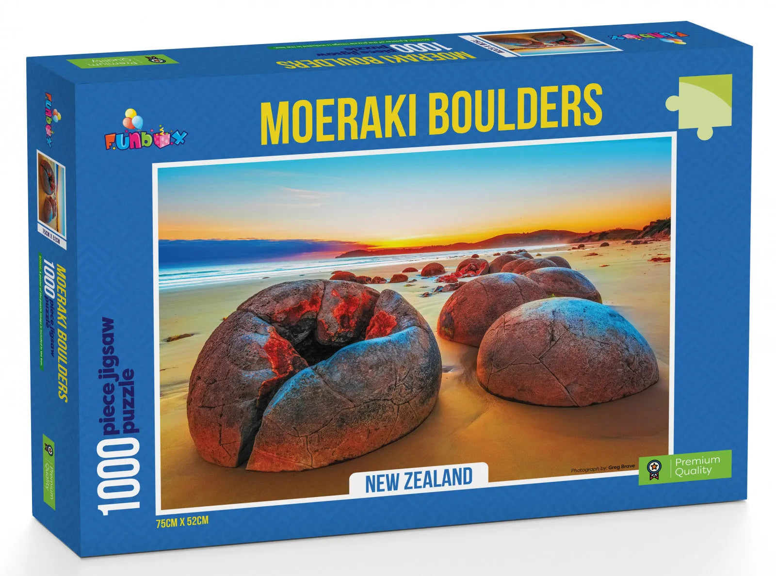 Funbox Puzzle Moeraki Boulders New Zealand Puzzle 1