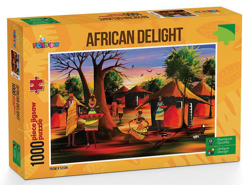 VR-84515 Funbox Puzzle African Delight Puzzle 1,000 pieces - Funbox - Titan Pop Culture