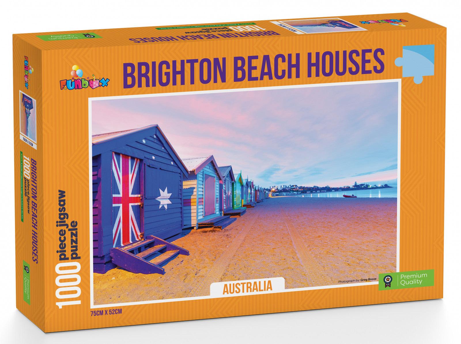VR-84522 Funbox Puzzle Brighton Beach Boxes Australia Puzzle 1,000 pieces - Funbox - Titan Pop Culture