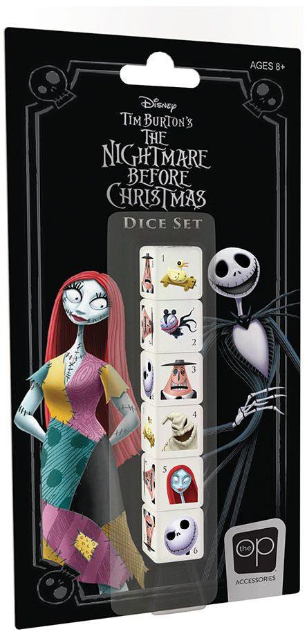 VR-84580 Disney Tim Burton's The Nightmare Before Christmas Dice Set - The Op - Titan Pop Culture