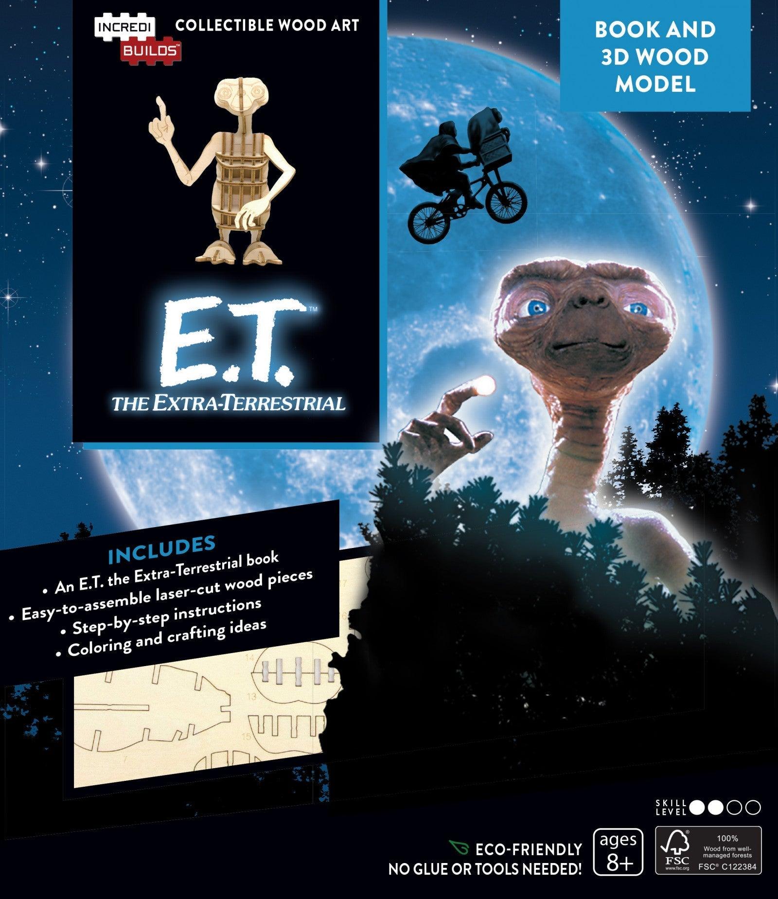 VR-84603 Incredibuilds ET the Extra Terrestrial Book and 3D Wood Model - Incredibuilds - Titan Pop Culture