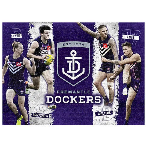 AFL Puzzle Fremantle Dockers 4 Player Puzzle 1