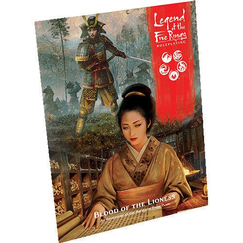 VR-85236 Legend of Five Rings RPG Blood of the Lioness Adventure Book - Fantasy Flight Games - Titan Pop Culture