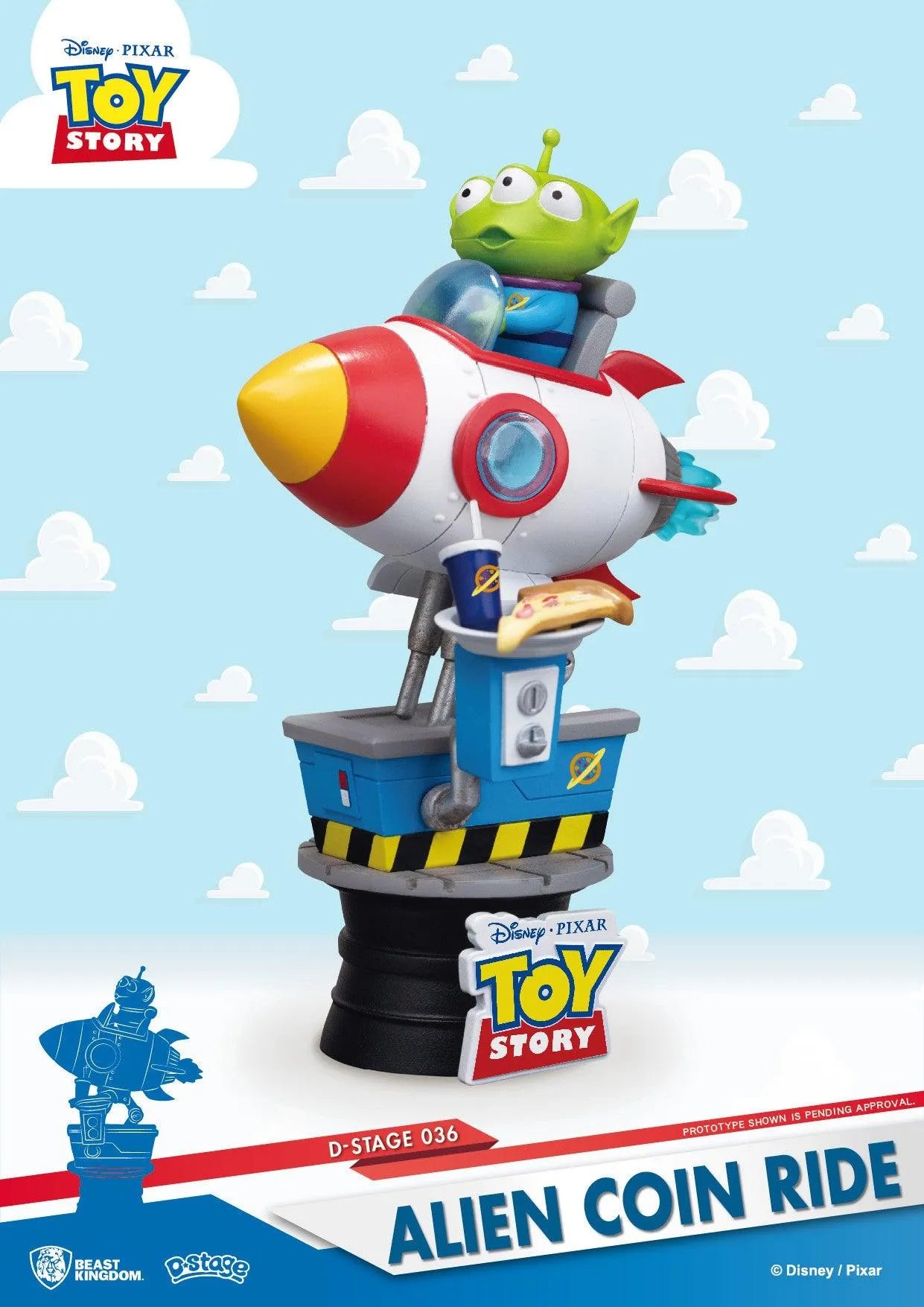 VR-85691 Beast Kingdom D Stage Toy Story Alien Coin Ride - Beast Kingdom - Titan Pop Culture