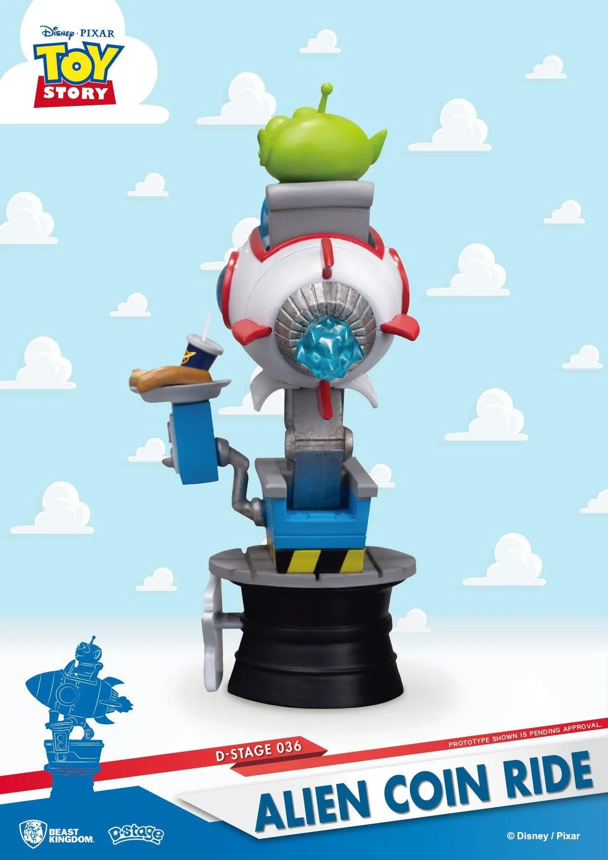 VR-85691 Beast Kingdom D Stage Toy Story Alien Coin Ride - Beast Kingdom - Titan Pop Culture