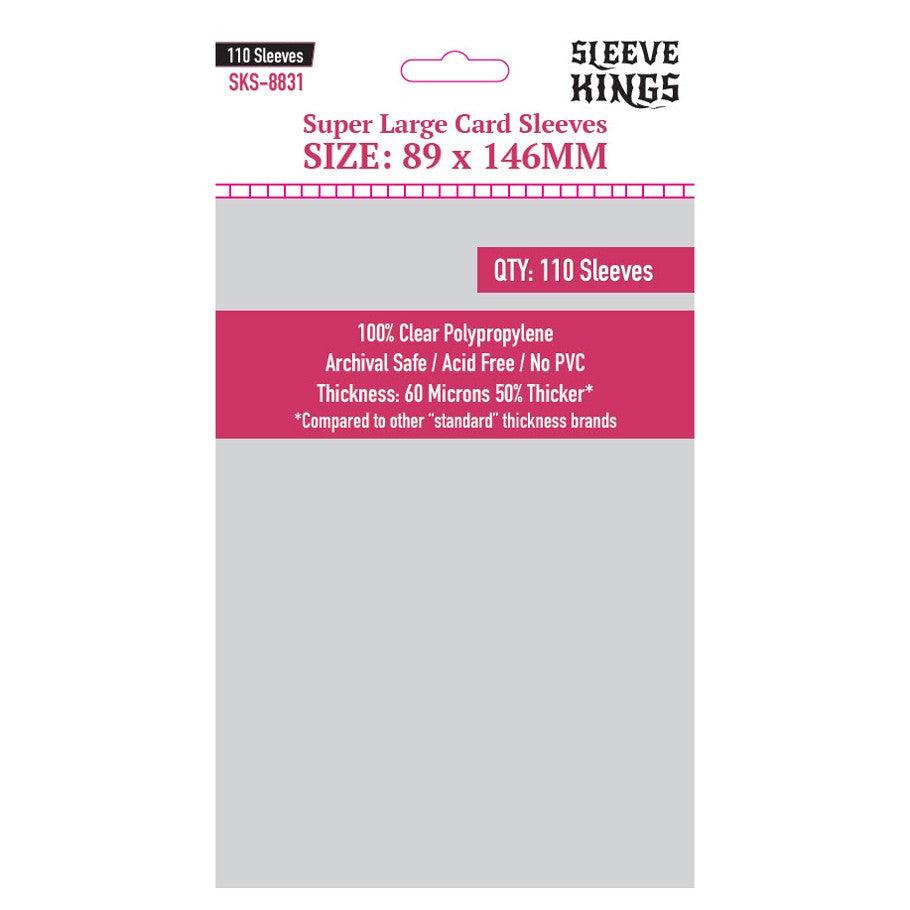 VR-85894 Sleeve Kings Board Game Sleeves "Super Large (89mm x146mm) (110 Sleeves Per Pack) - Sleeve Kings - Titan Pop Culture