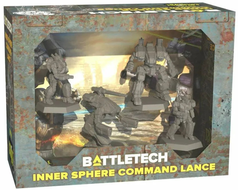 VR-86025 BattleTech Inner Sphere Command Lance Miniatures - Catalyst Game Labs - Titan Pop Culture