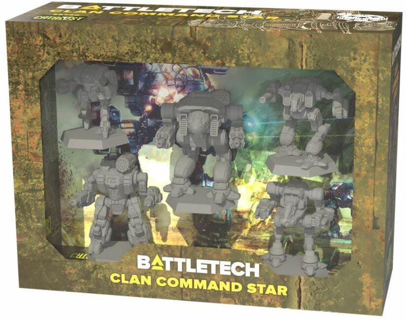 VR-86039 BattleTech Clan Command Star Miniatures - Catalyst Game Labs - Titan Pop Culture