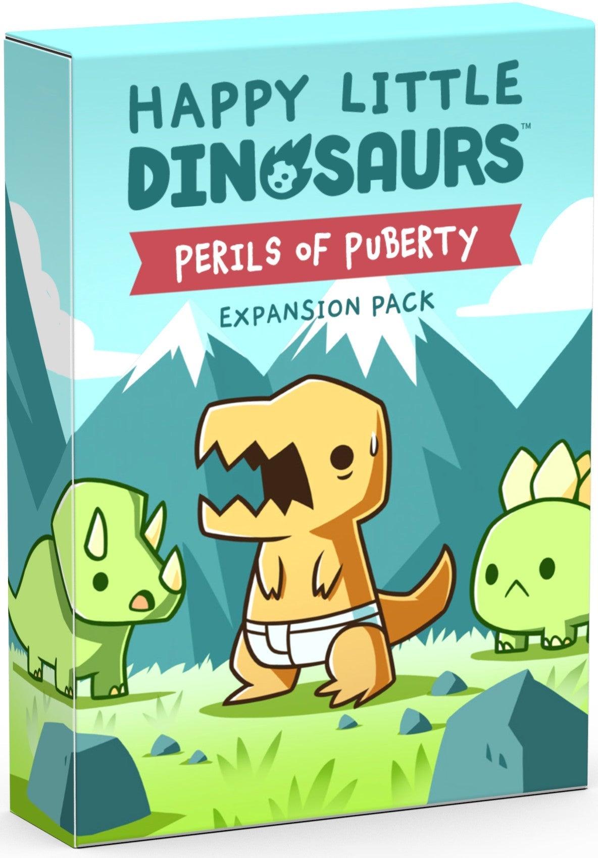 VR-88393 Happy Little Dinosaurs Perils of Puberty Expansion Pack - Tee Turtle - Titan Pop Culture