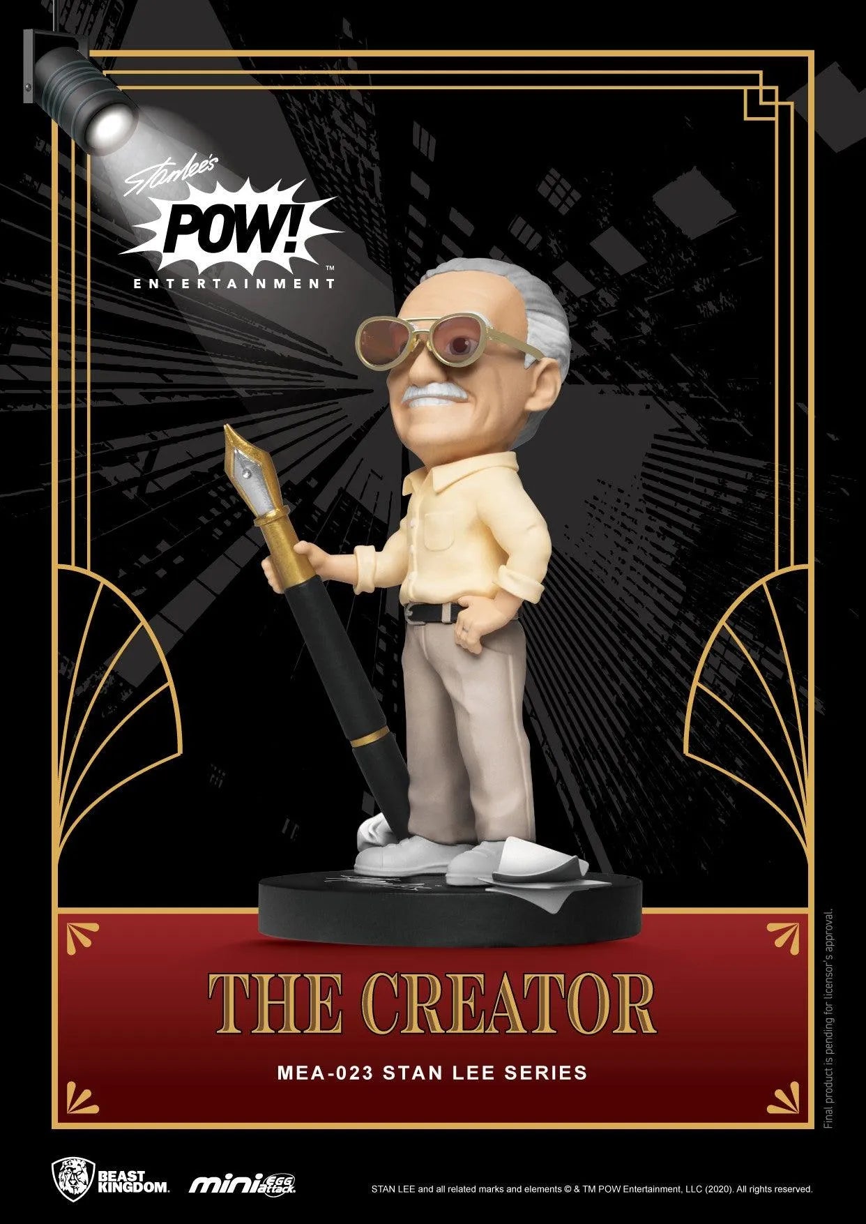 VR-88613 Beast Kingdom Mini Egg Attack Stan Lee the Creator - Beast Kingdom - Titan Pop Culture