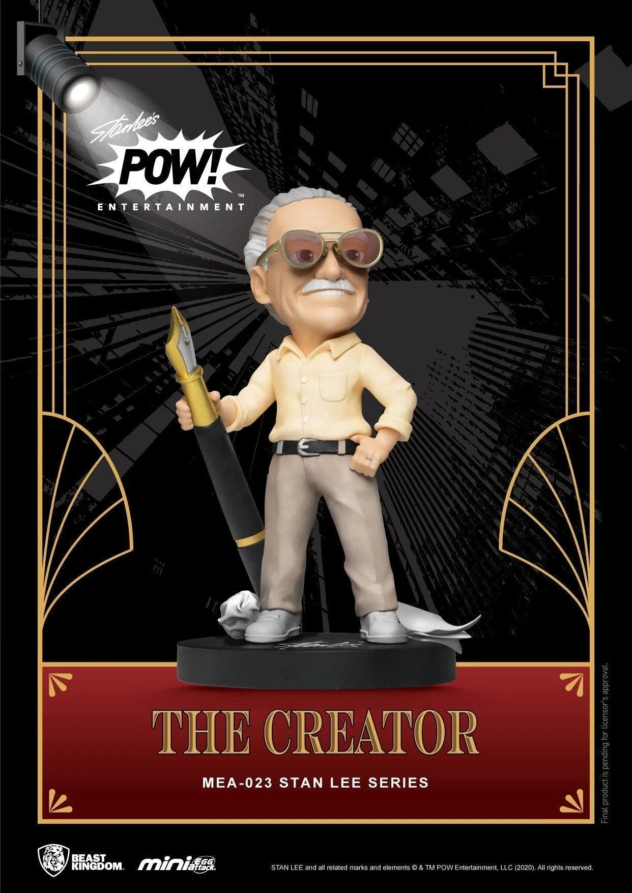 VR-88613 Beast Kingdom Mini Egg Attack Stan Lee the Creator - Beast Kingdom - Titan Pop Culture