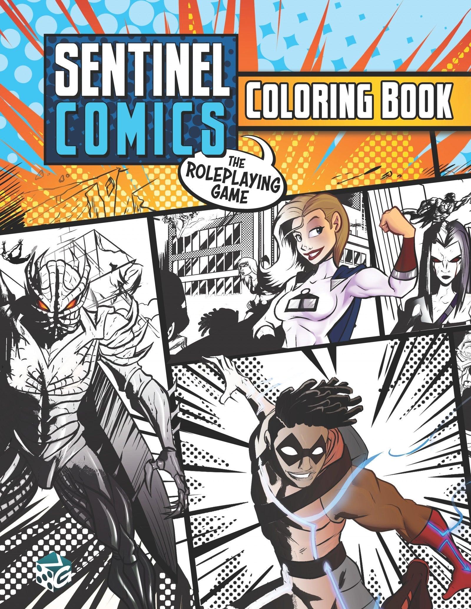 VR-88719 RPG Sentinels Comics - Coloring Book - Greater Than Games - Titan Pop Culture