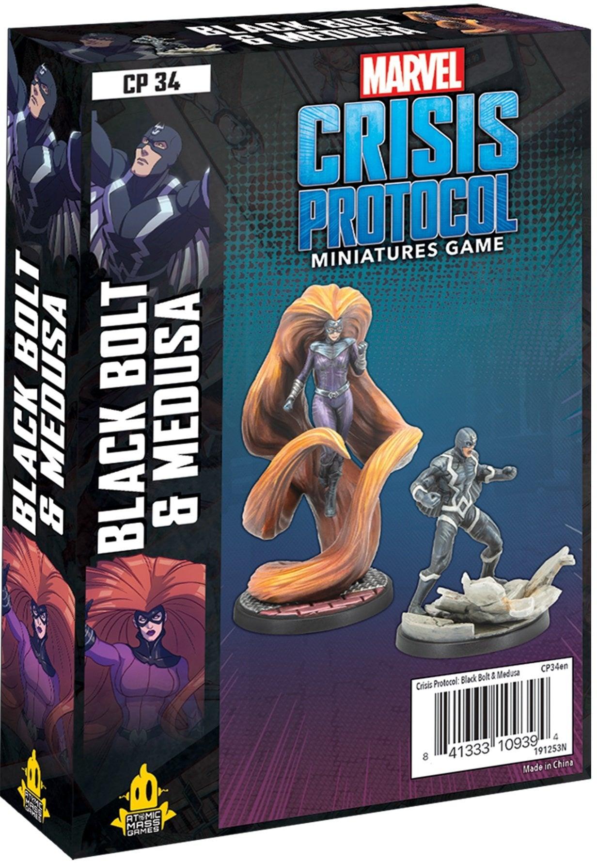 VR-88914 Marvel Crisis Protocol Black Bolt and Medusa - Atomic Mass Games - Titan Pop Culture