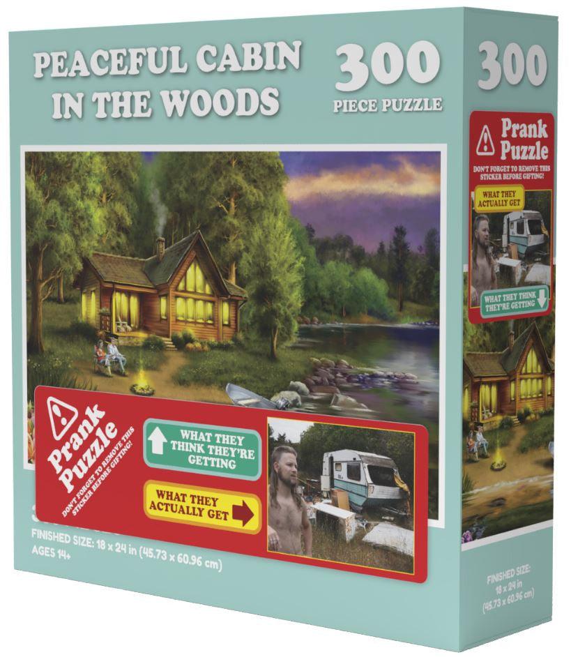 VR-89059 Doing Things Cabin Prank Puzzle 300 pieces - Wilder Games - Titan Pop Culture