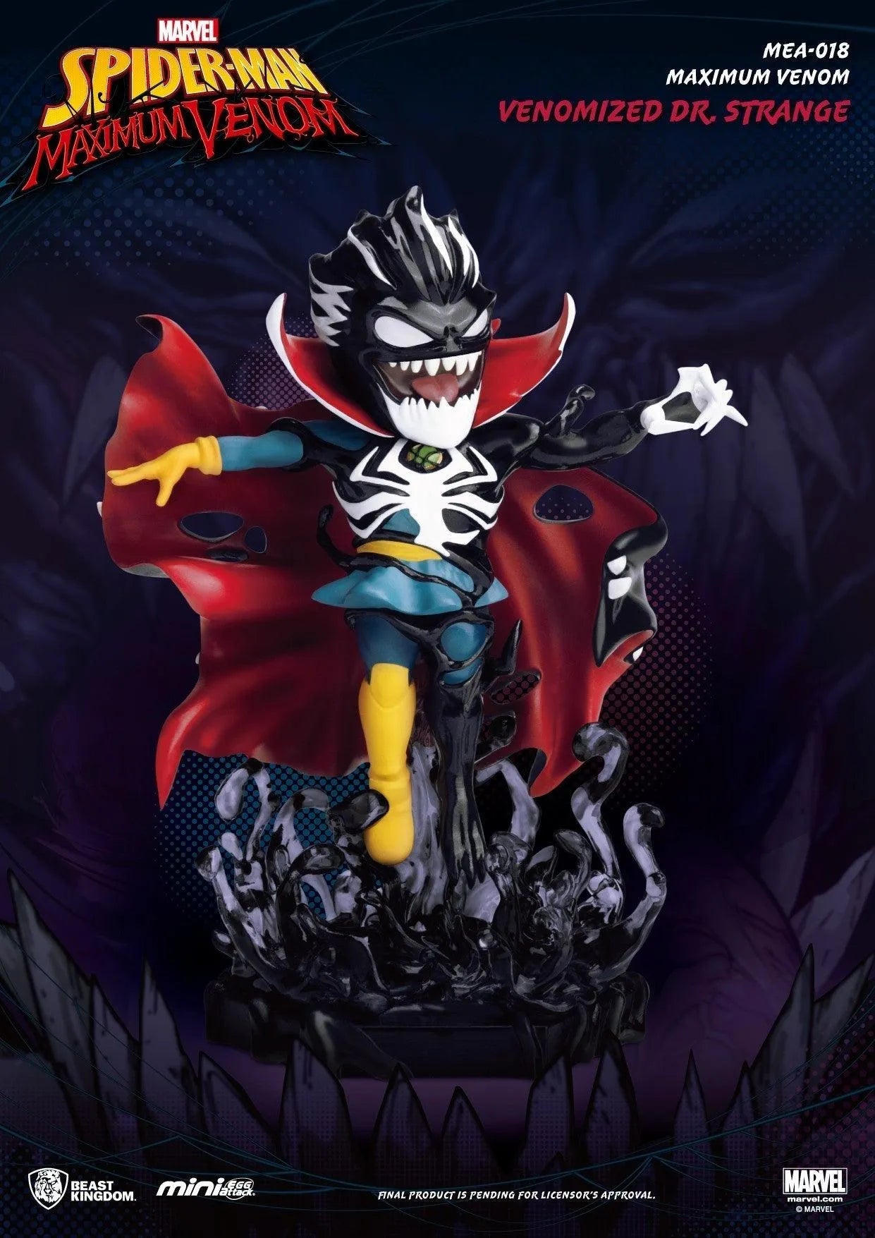 VR-89066 Beast Kingdom Mini Egg Attack Maximum Venom Venomized Dr Strange - Beast Kingdom - Titan Pop Culture