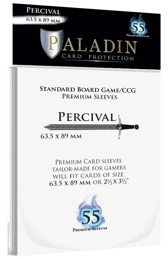 VR-90567 Paladin Premium Percival Clear Sleeves - (63.5 x 89 mm) (100 Sleeves Per Pack) - Paladin - Titan Pop Culture