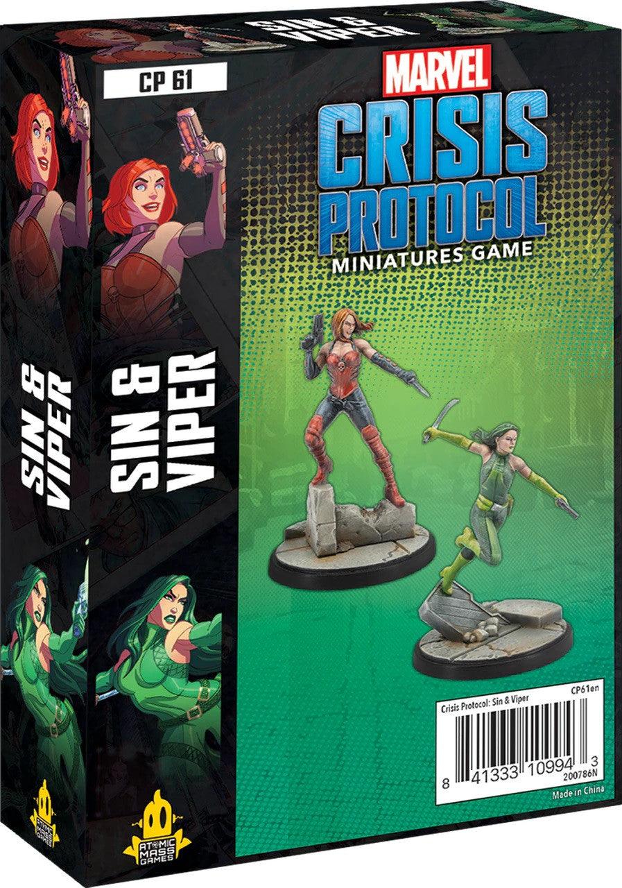 VR-90859 Marvel Crisis Protocol Sin and Viper - Atomic Mass Games - Titan Pop Culture